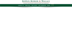 Desktop Screenshot of kopplinandkuebler.com